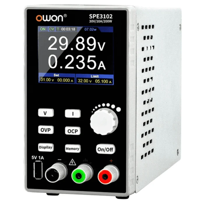 OWON SPE3102 Programmable DC Power Supply (30V/10A)