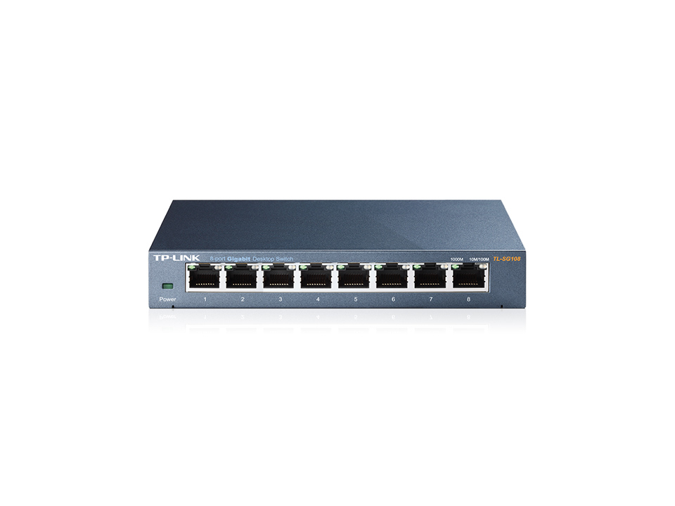 TP-Link TL-SG108 8-Port Gigabit Desktop Switch